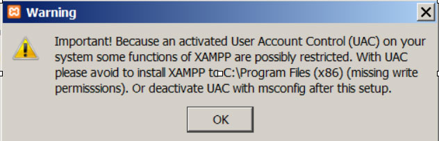 Antivirus warning